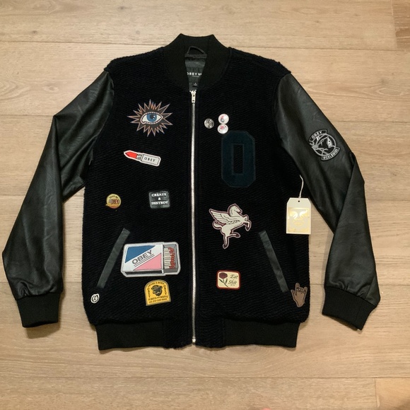 Obey Vacancy Varsity Jacket - Picture 1 of 4
